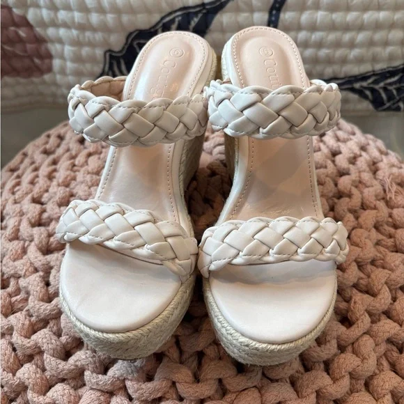Braided Platform Wedge Sandals - Picture 5 of 5